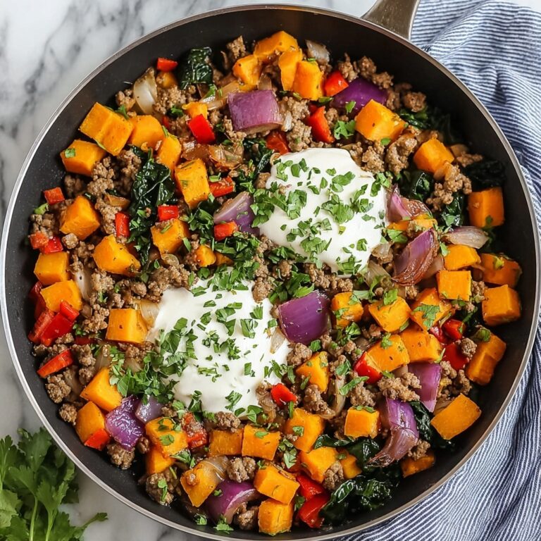 Ground Turkey Sweet Potato Skillet Recipe