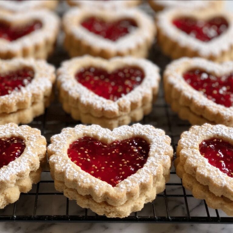 Raspberry Linzer Cookies Recipe