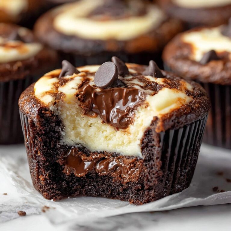 Cheesecake Stuffed Chocolate Muffins Recipe