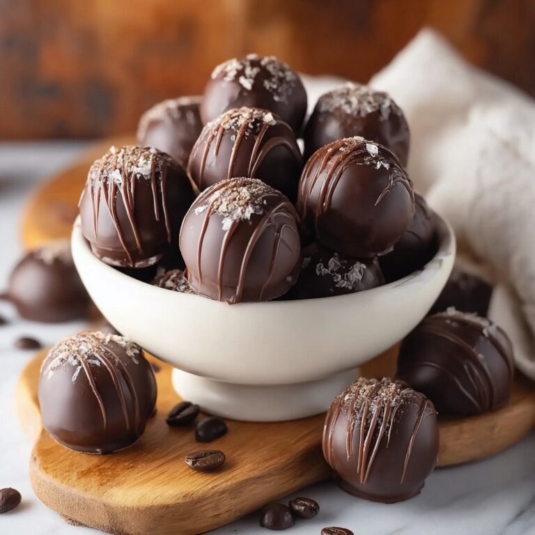 Dark Chocolate Coffee Truffles Recipe