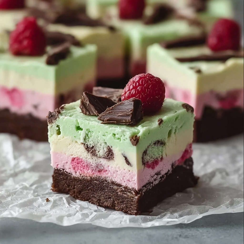 Spumoni Bars Recipe - Recipe Image
