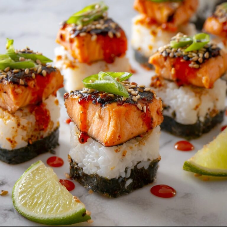 Viral Easy Salmon Sushi Bake Cups Recipe