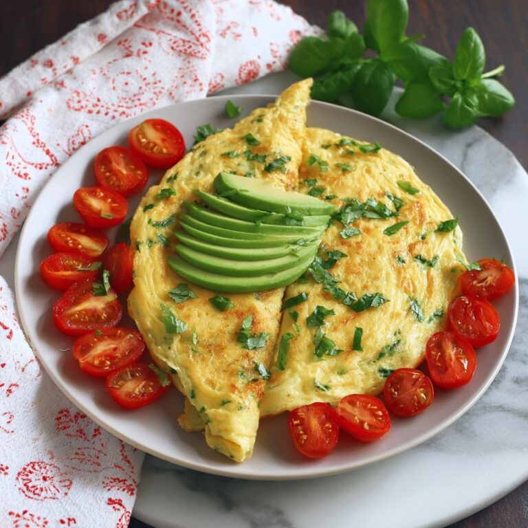 Avocado and Tomato Omelette Recipe