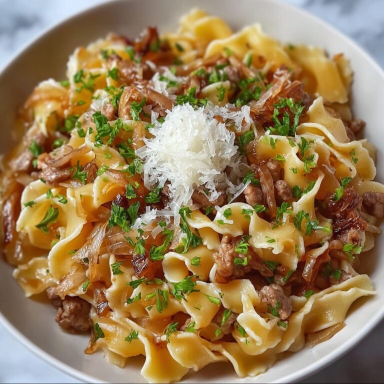 French Onion Beef and Noodles Recipe
