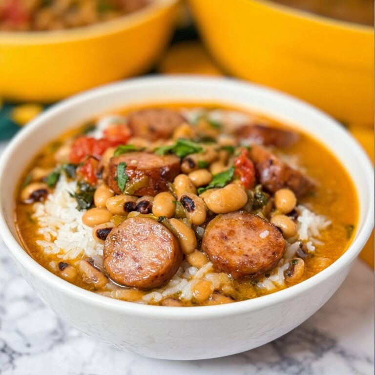 Black Eyed Pea and Smoked Sausage Soup Recipe