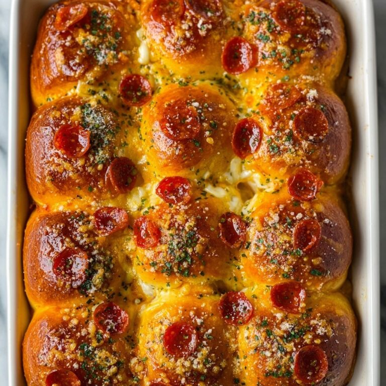 Pepperoni Pizza Hawaiian Rolls Recipe