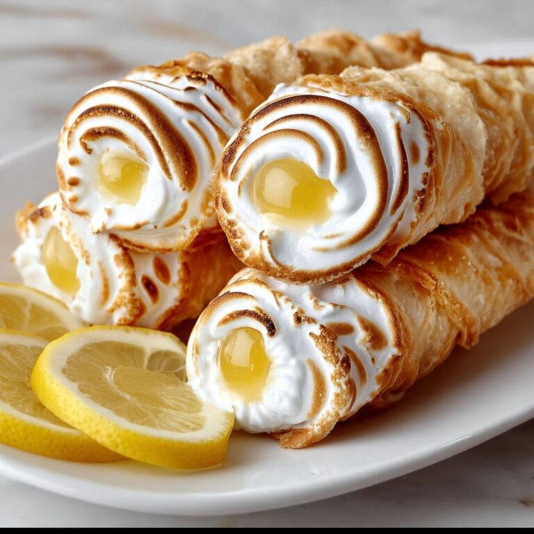 Zesty Lemon Meringue Pie Cannolis Recipe
