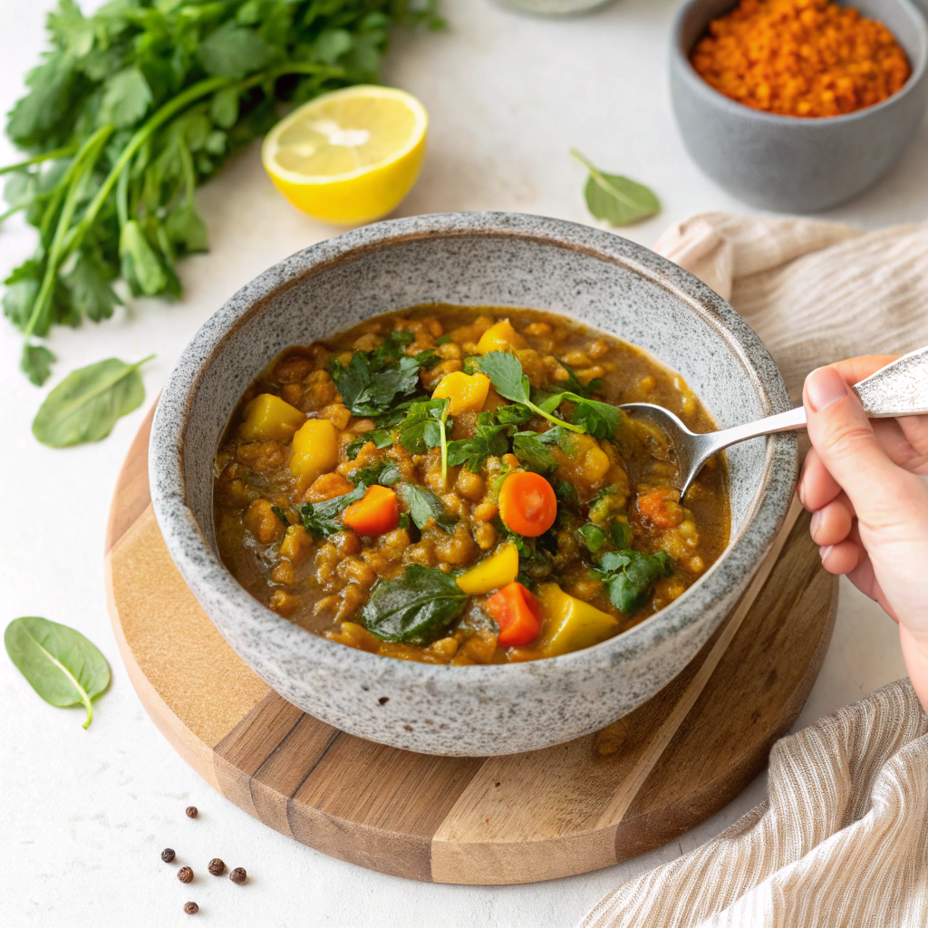 Healthy Lentil Curry Recipe - Recipe Image