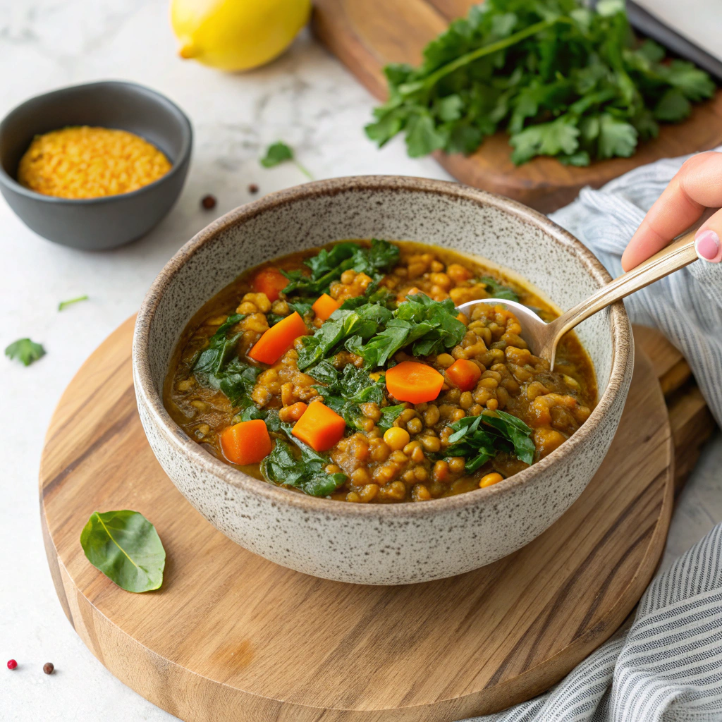 Healthy Lentil Curry Recipe - Recipe Image