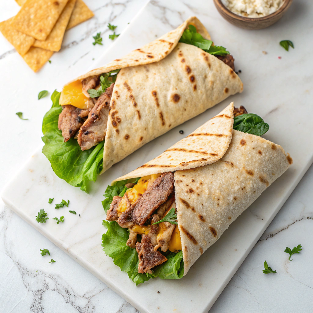 Big Mac Wraps Recipe - Recipe Image