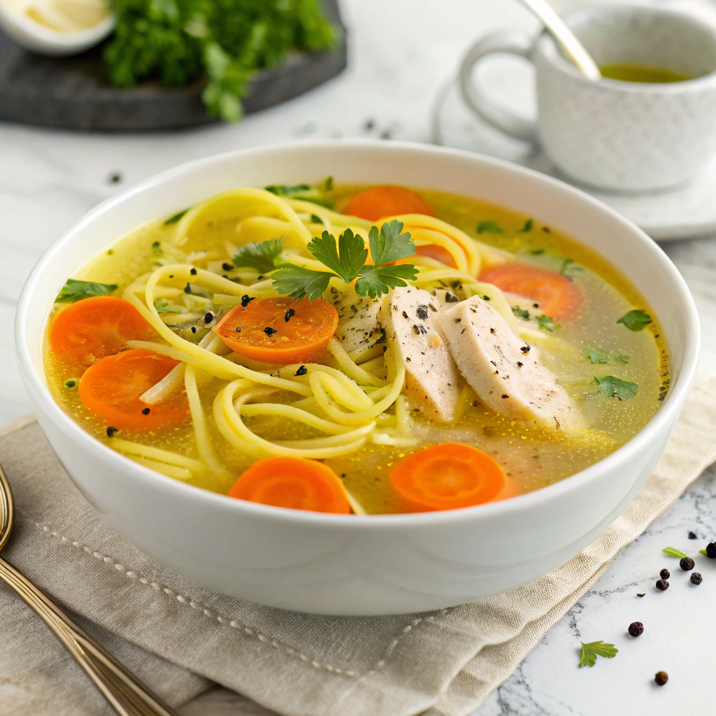 Homestyle Chicken Noodle Soup Recipe - Recipe Image