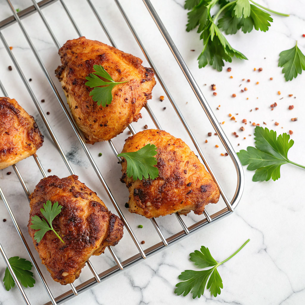Air Fryer Chicken Thighs Recipe - Recipe Image