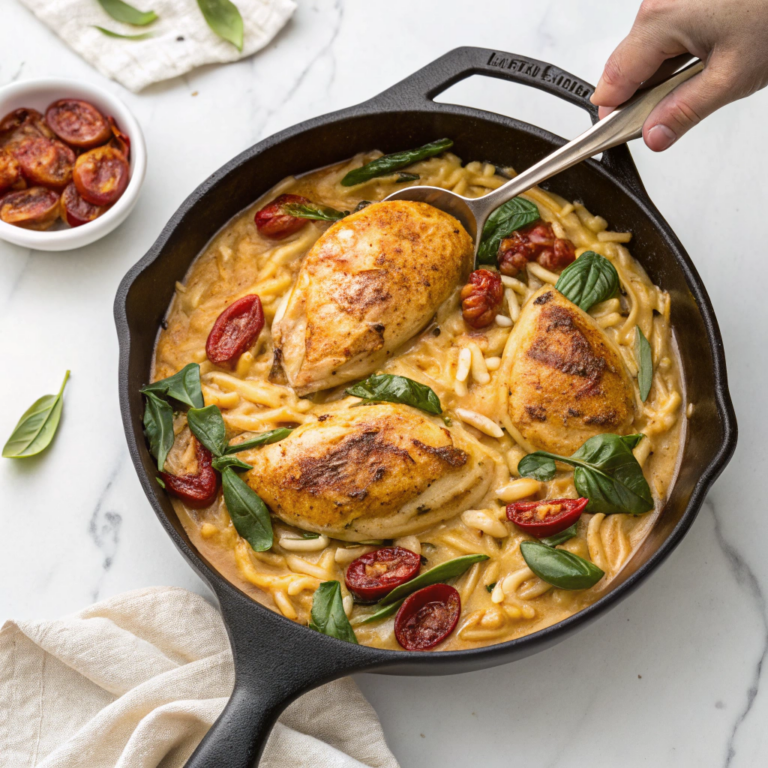 Marry Me Chicken Orzo {One Pot} Recipe