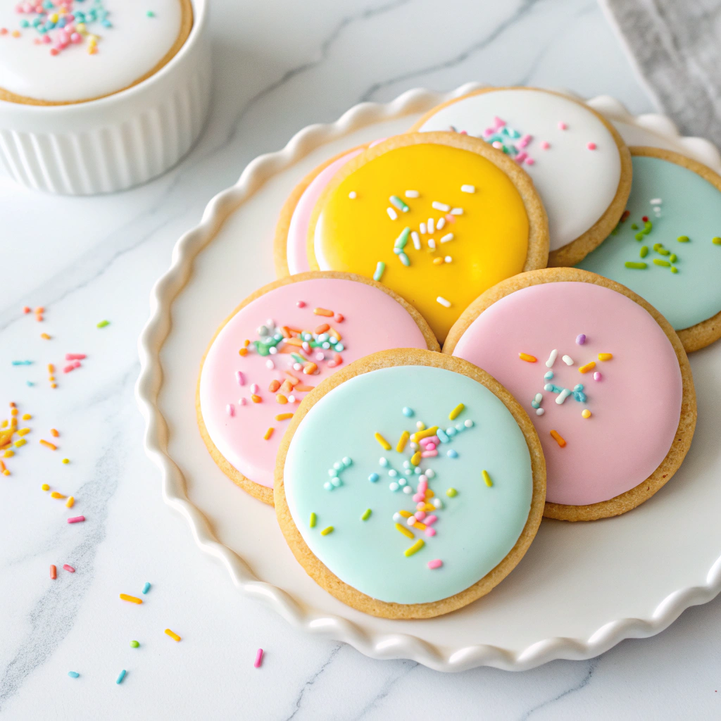 Easter Egg Sugar Cookies Recipe - Recipe Image