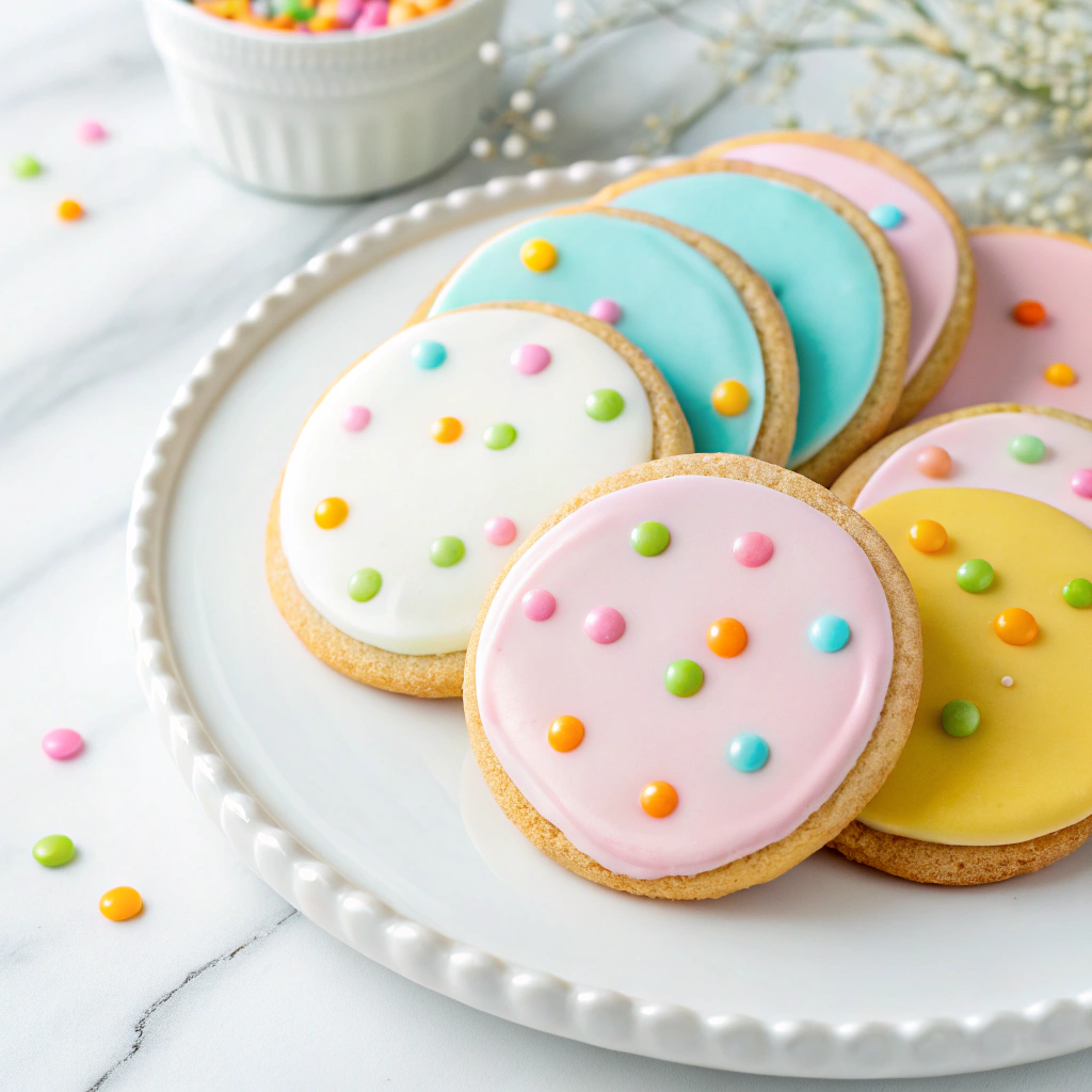 Easter Egg Sugar Cookies Recipe - Recipe Image