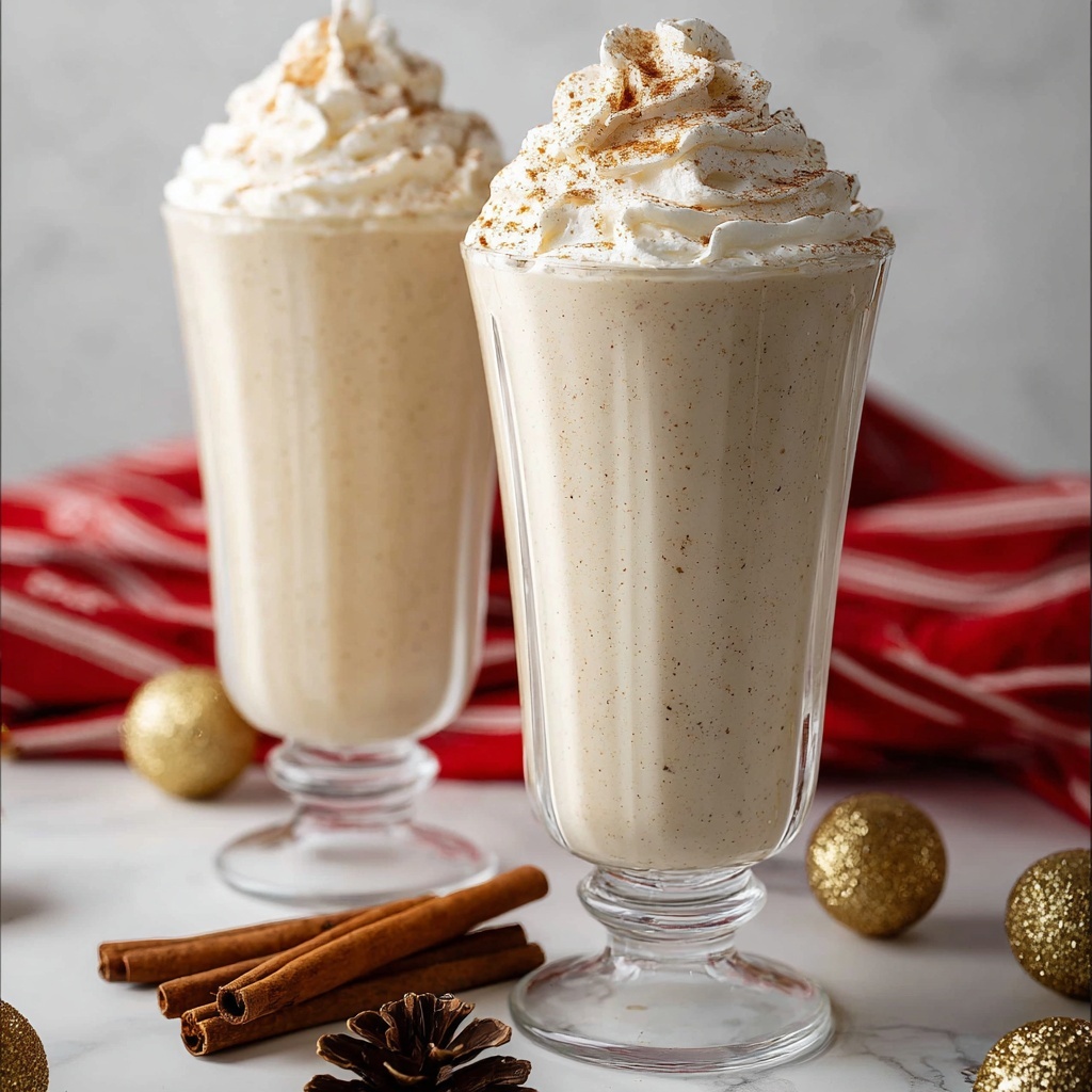 Eggnog Milkshake Recipe - Recipe Image