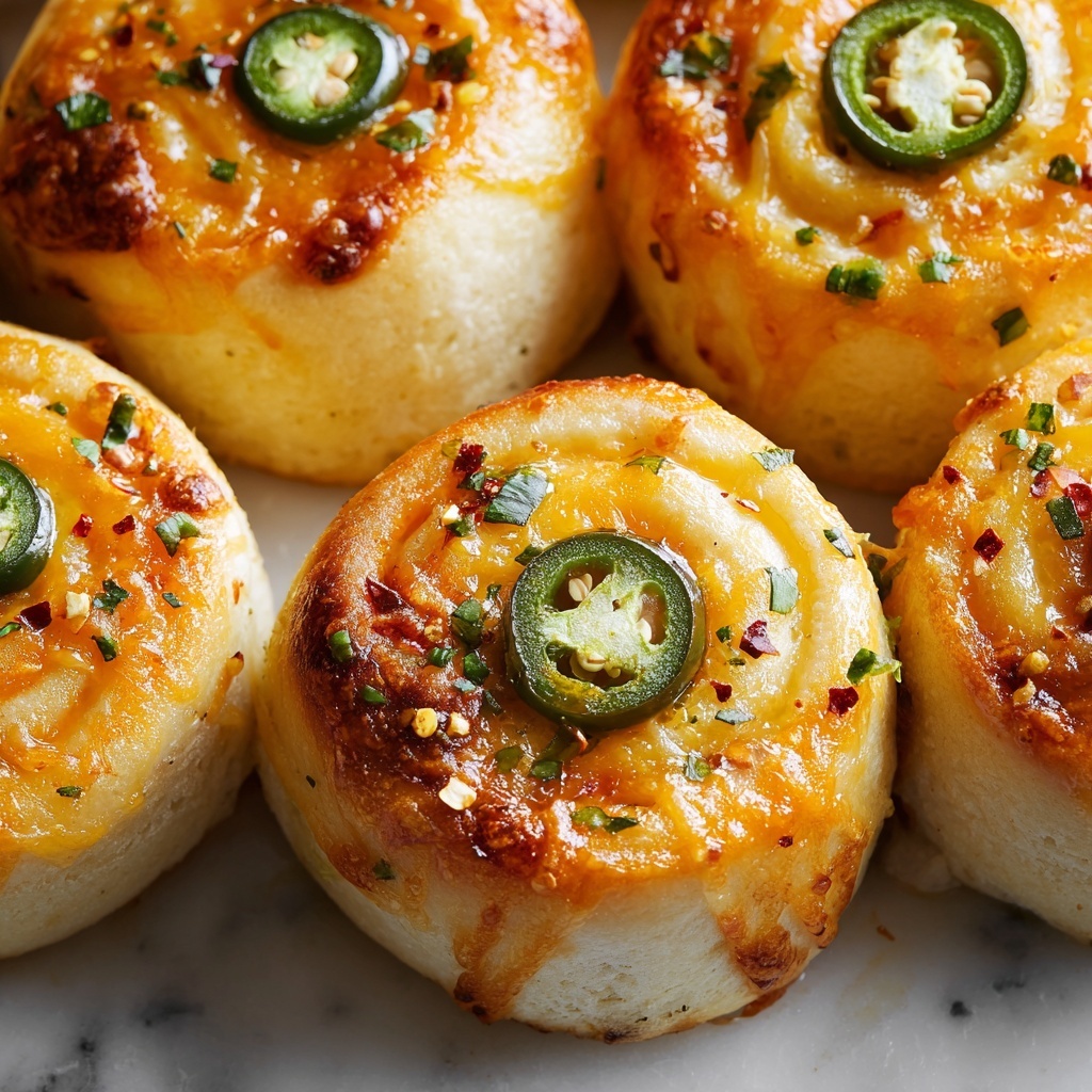 Jalapeño Popper Stuffed Rolls Recipe - Recipe Image