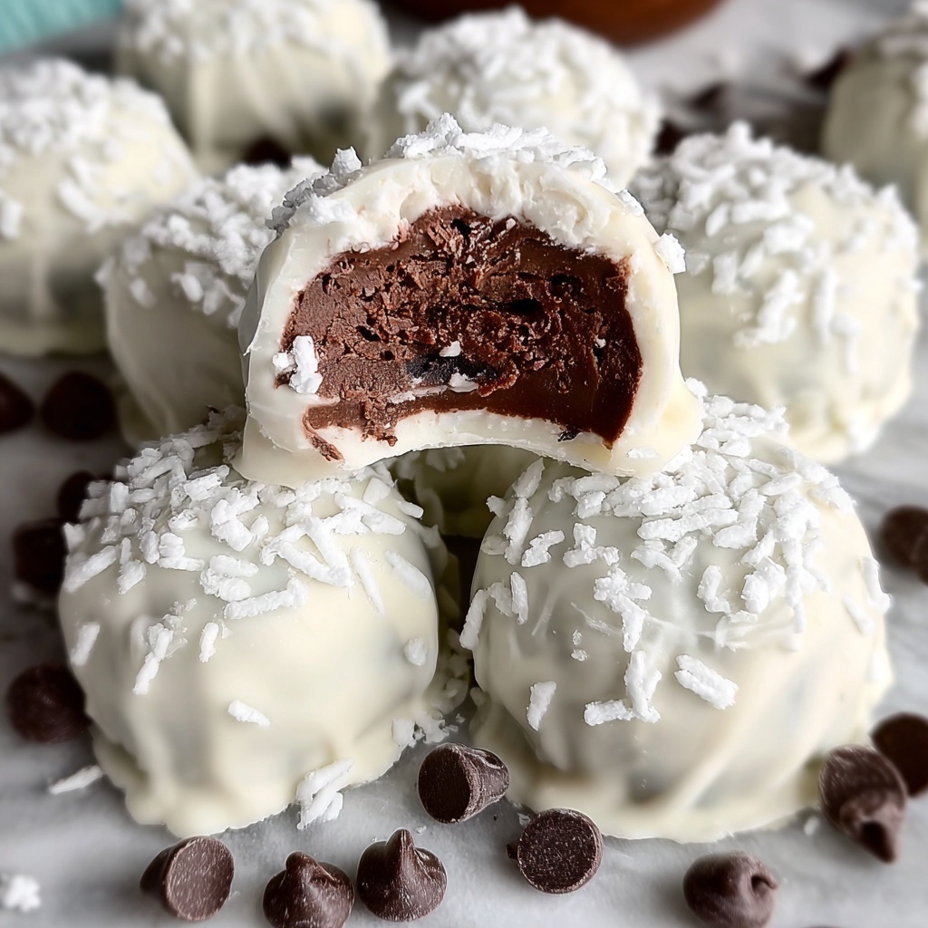 Mint Chocolate Chip Snowball Cookies Recipe - Recipe Image