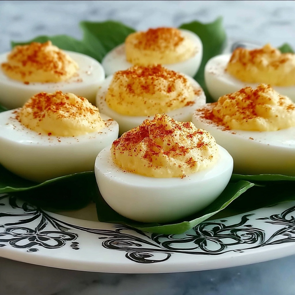 Deviled Egg Tulips Recipe - Recipe Image