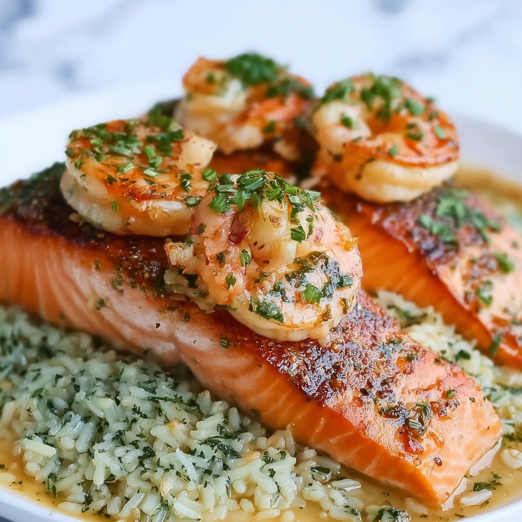Crab and Shrimp Stuffed Salmon Recipe - Recipe Image