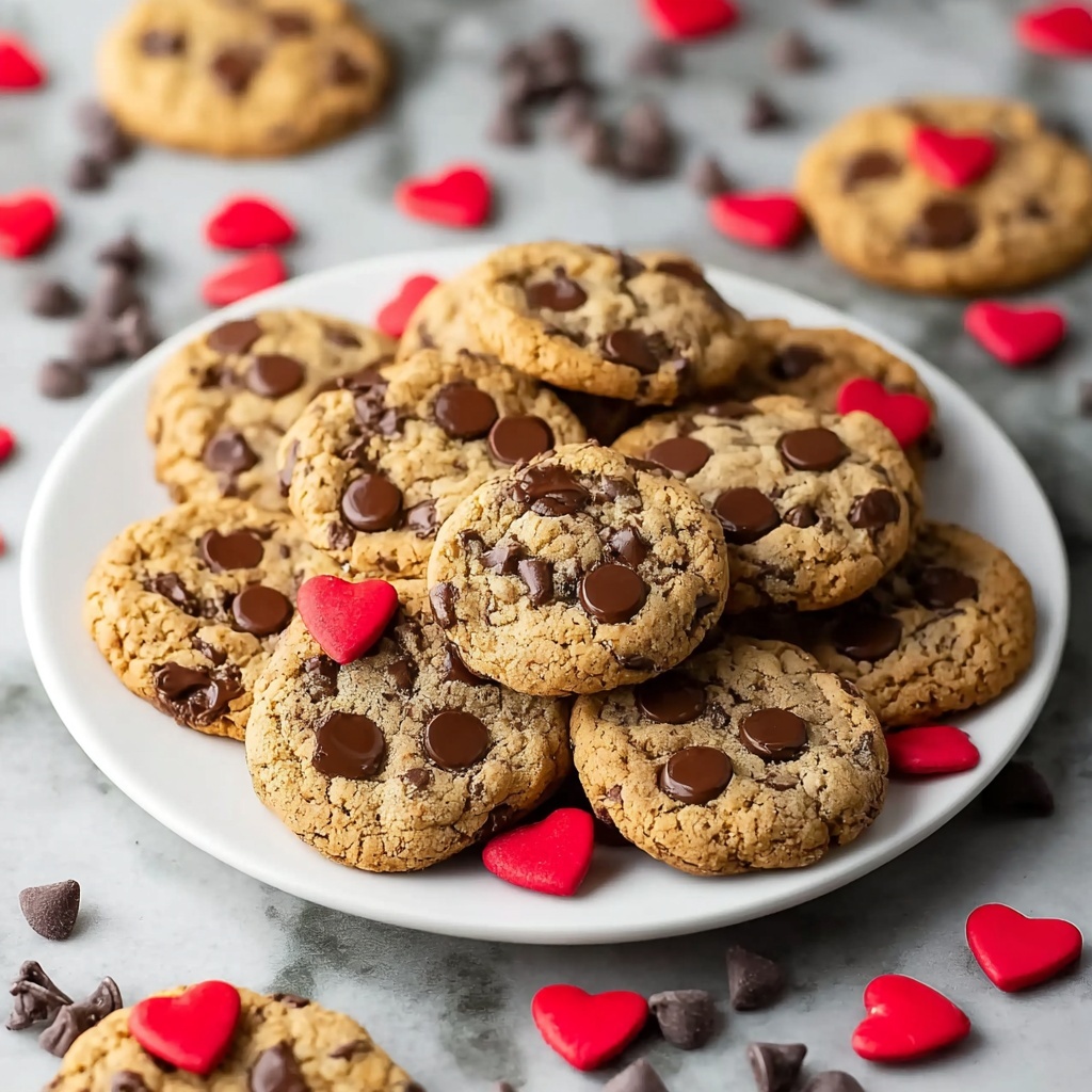 Valentine's Chocolate Chip Cookies Recipe - Recipe Image