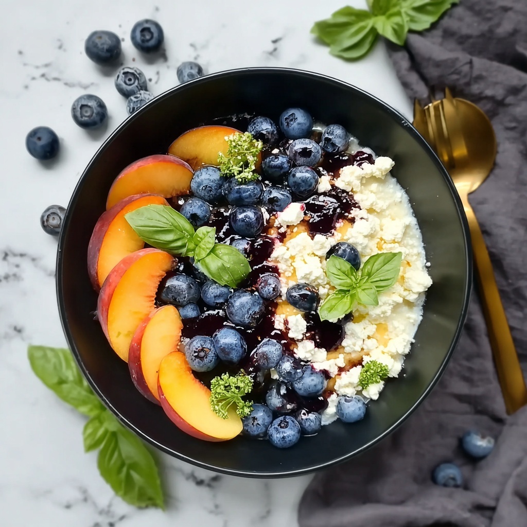 Blueberry Peach Feta Salad Recipe - Recipe Image