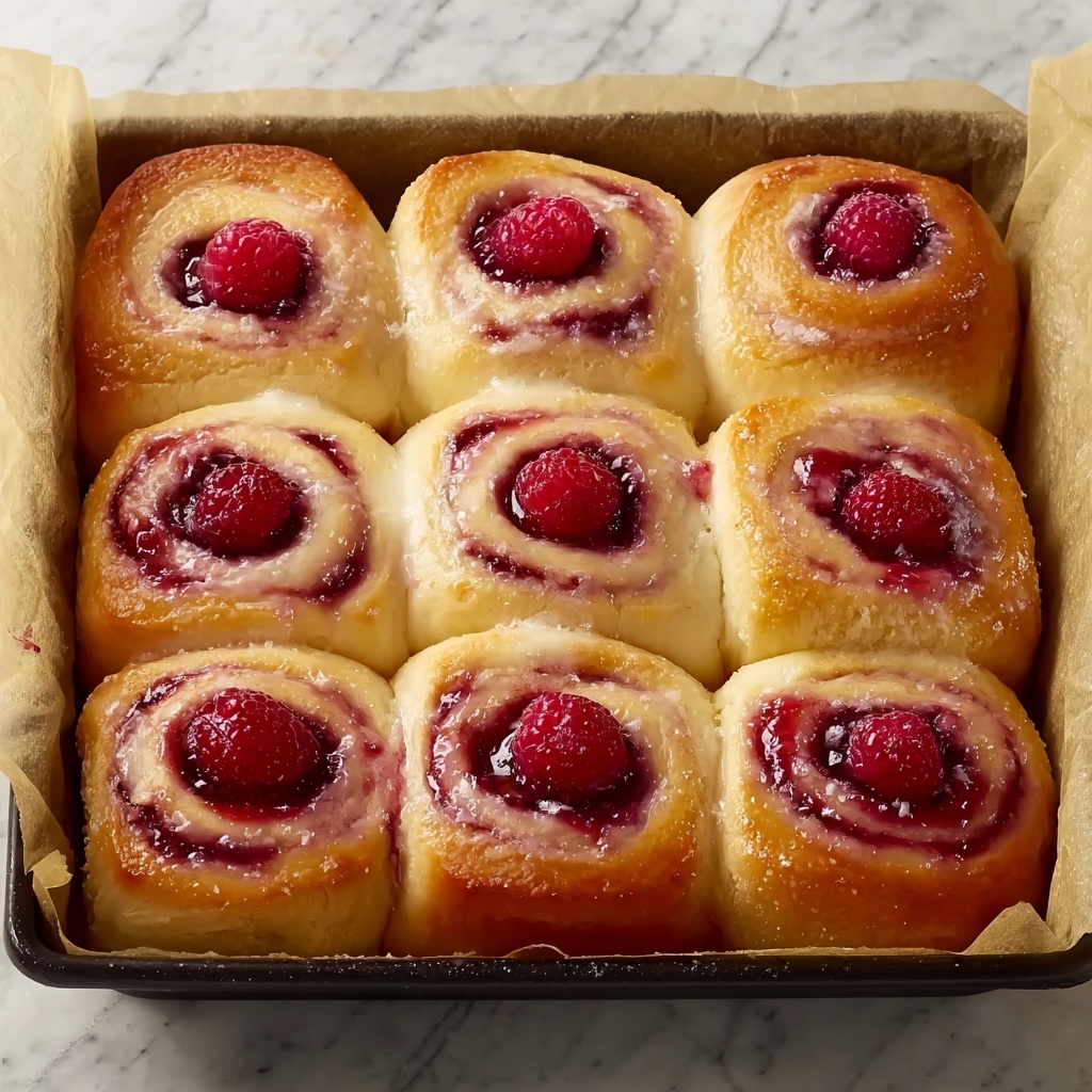 Raspberry Swirl Sweet Rolls Recipe - Recipe Image