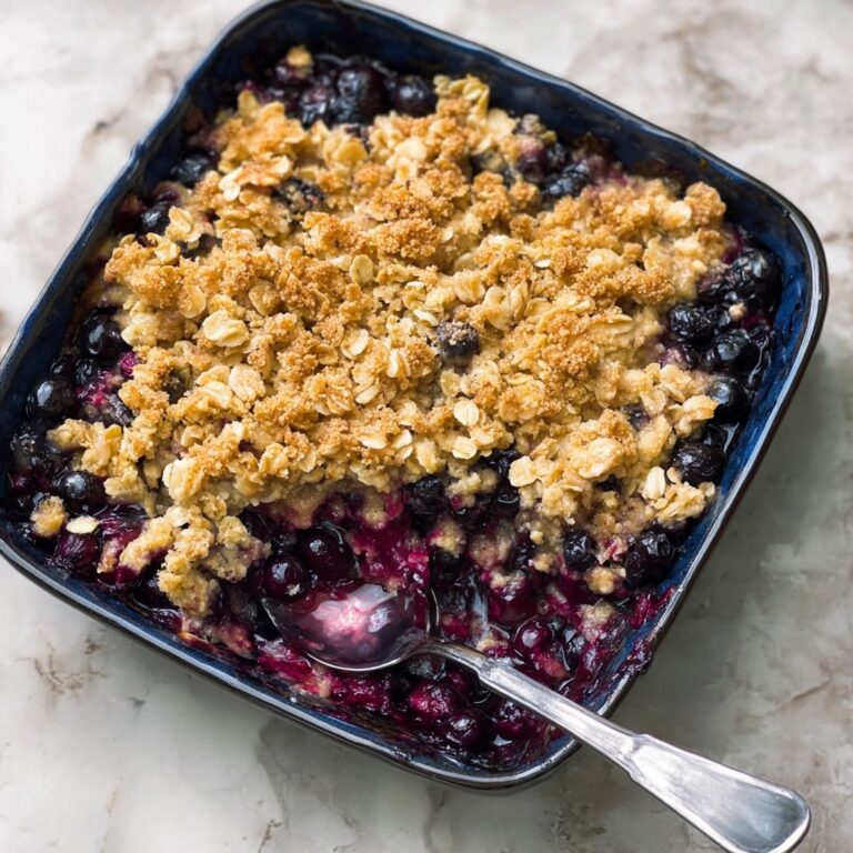 Blueberry Baked Oatmeal Crisp Recipe