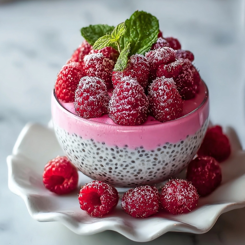 Raspberry Chia Dessert Recipe - Recipe Image