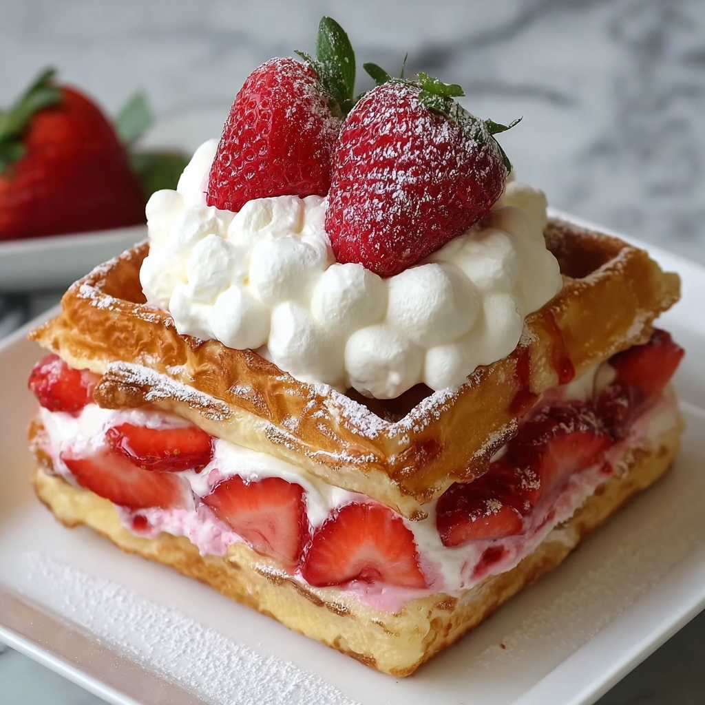 Strawberry Cream Cheese Stuffed French Toast Bake Recipe - Recipe Image