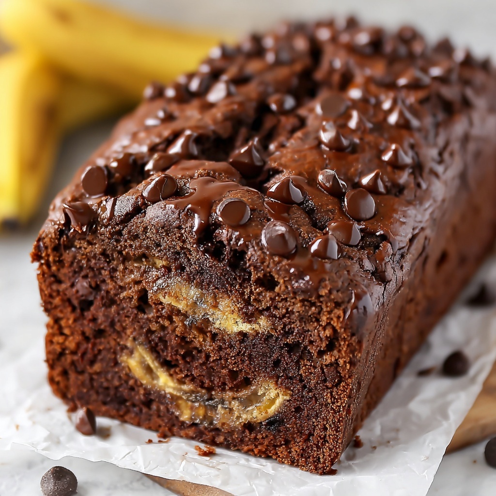 Chocolate Banana Bread Recipe - Recipe Image