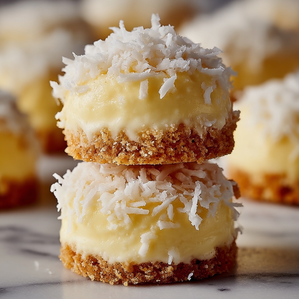 Lemon Coconut Cheesecake Cookies Recipe - Recipe Image