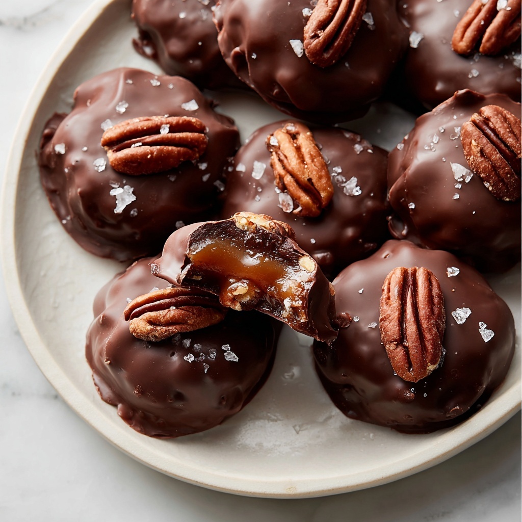 Homemade Chocolate Turtles Recipe - Recipe Image