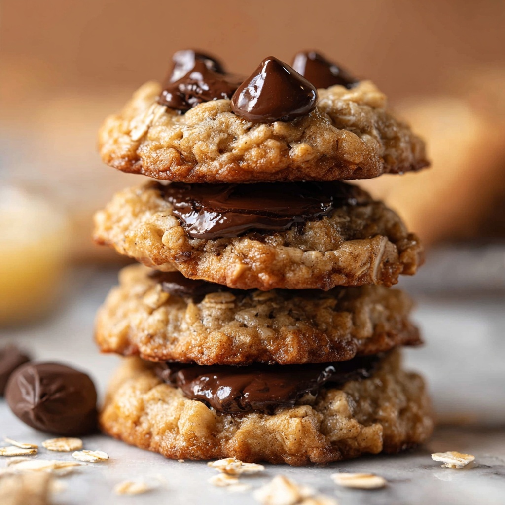 Chewy Banana Oatmeal Cookies Recipe - Recipe Image