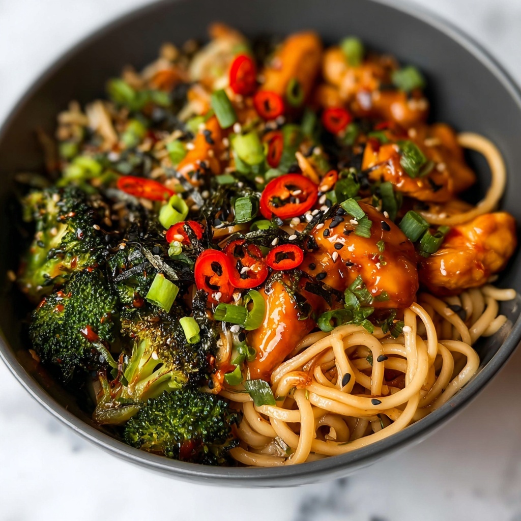 Chicken Stir-Fry with Rice Noodles Recipe - Recipe Image