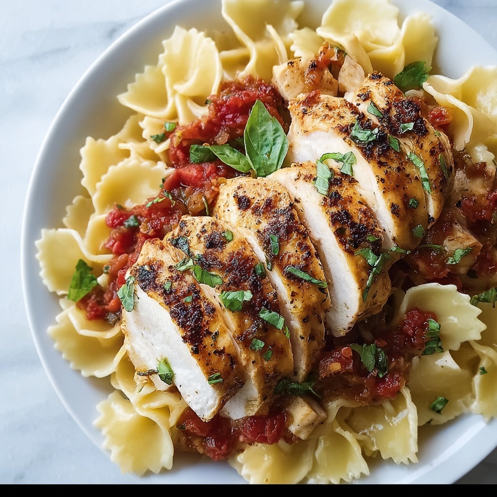 Creamy Chicken Boscaiola Pasta Recipe - Recipe Image
