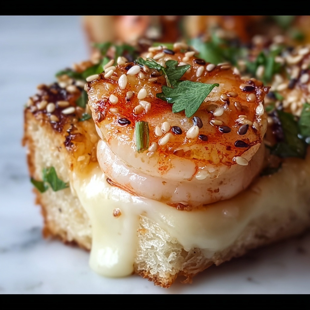 Sesame Crusted Prawn Toast Sliders Recipe - Recipe Image