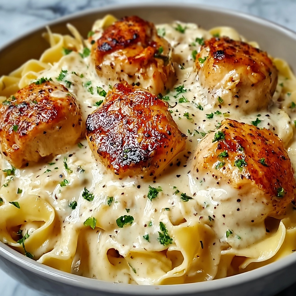 One-Pan Chicken with Buttered Noodles Recipe - Recipe Image