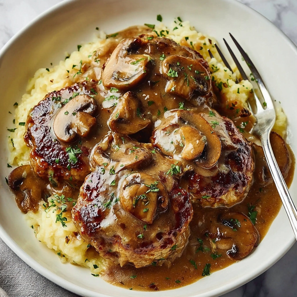 Bobby Flay Salisbury Steak Recipe - Recipe Image