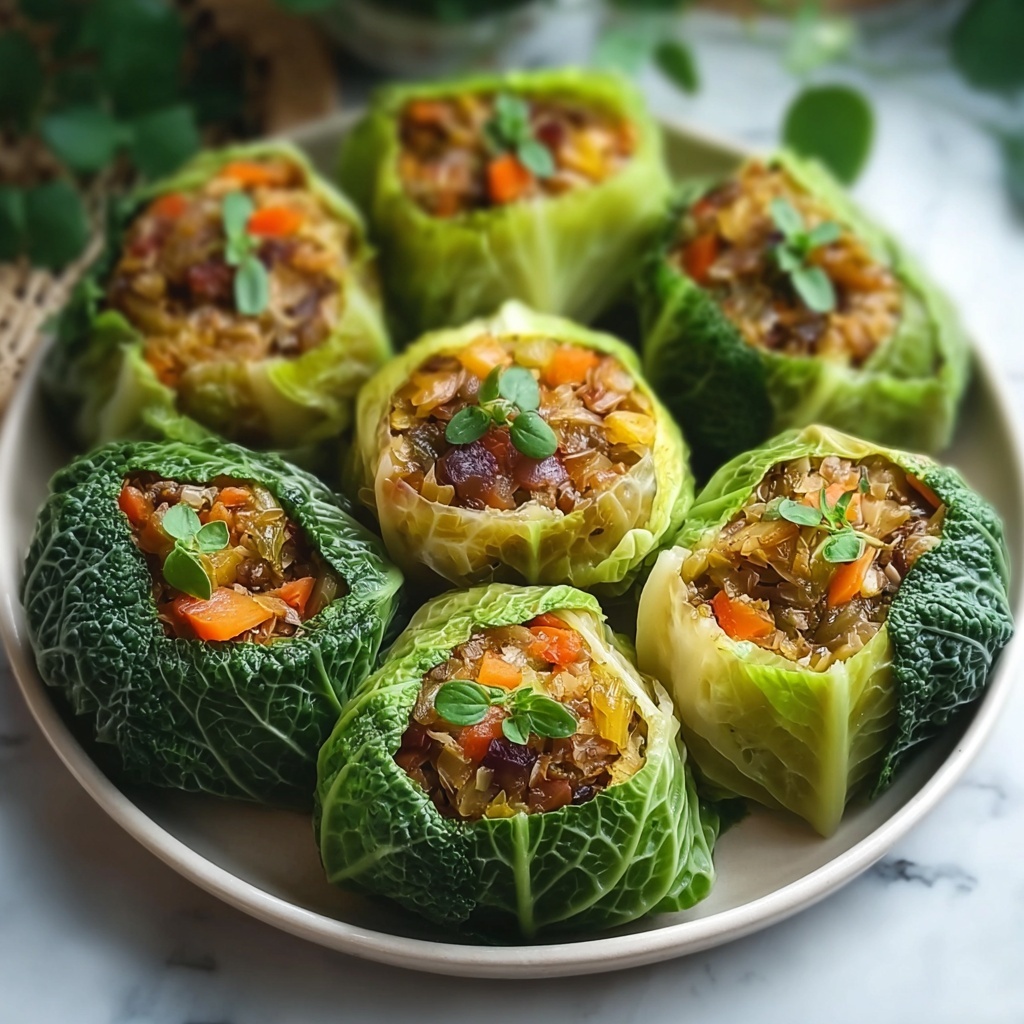 Italian Stuffed Cabbage Rolls Recipe - Recipe Image
