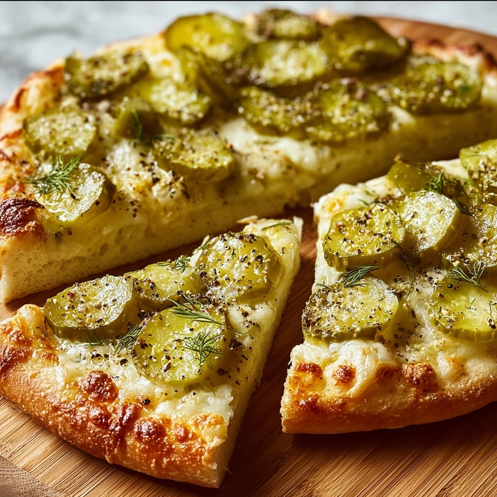 Dill Pickle Focaccia Bread Recipe - Recipe Image
