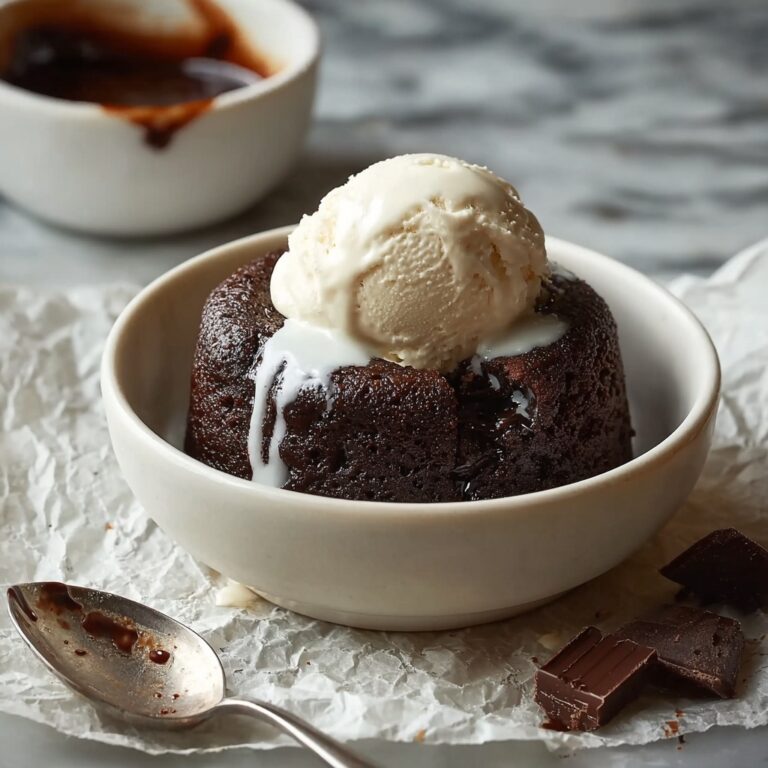 Sticky Toffee Pudding with Toffee Sauce and Vanilla Ice Cream Recipe