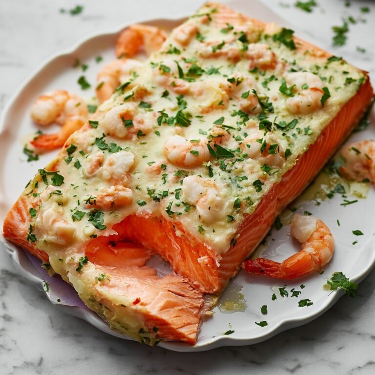 Crab & Shrimp Stuffed Salmon Recipe
