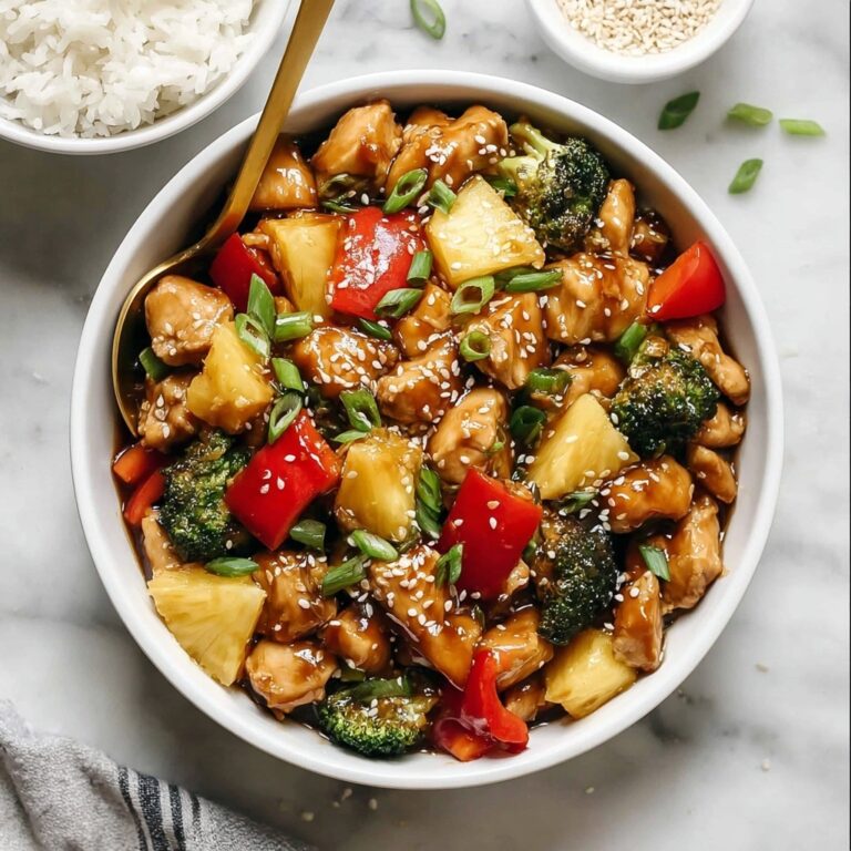 Healthy Pineapple Chicken Stir Fry Recipe