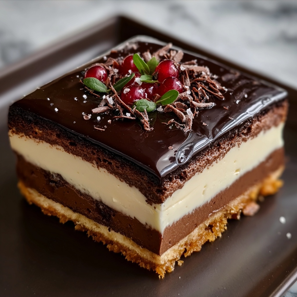 No-Bake Chocolate Éclair Cake Recipe - Recipe Image