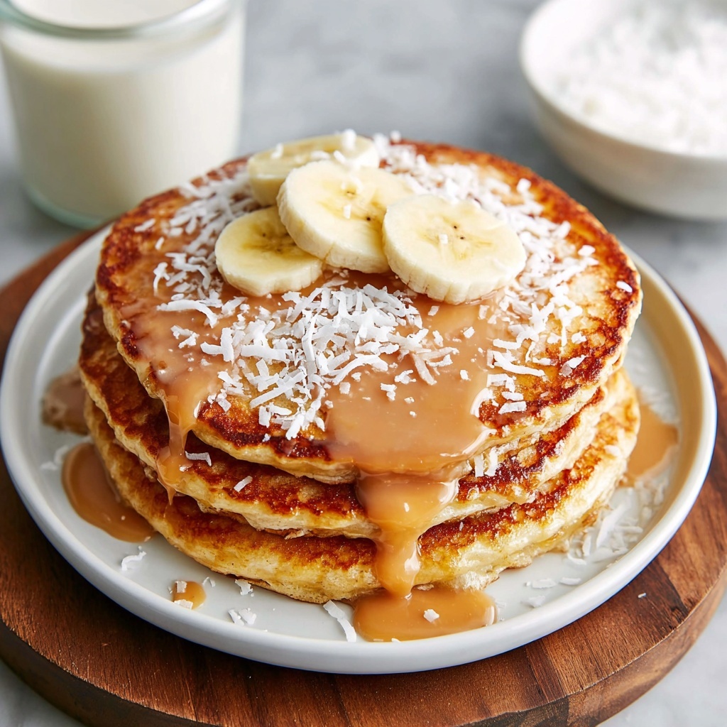 Sweet Coconut Cream Pancakes Recipe - Recipe Image
