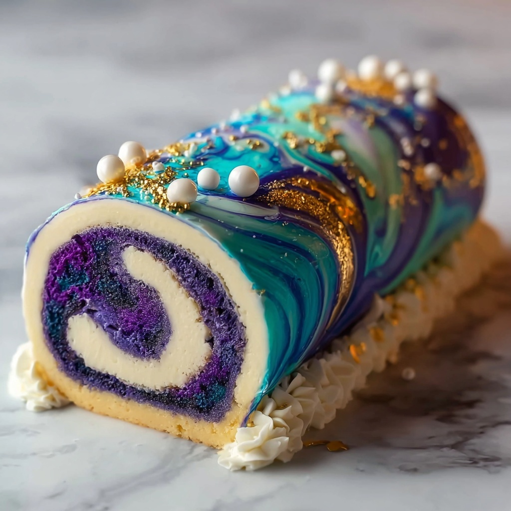Galaxy Cake Roll Recipe - Recipe Image