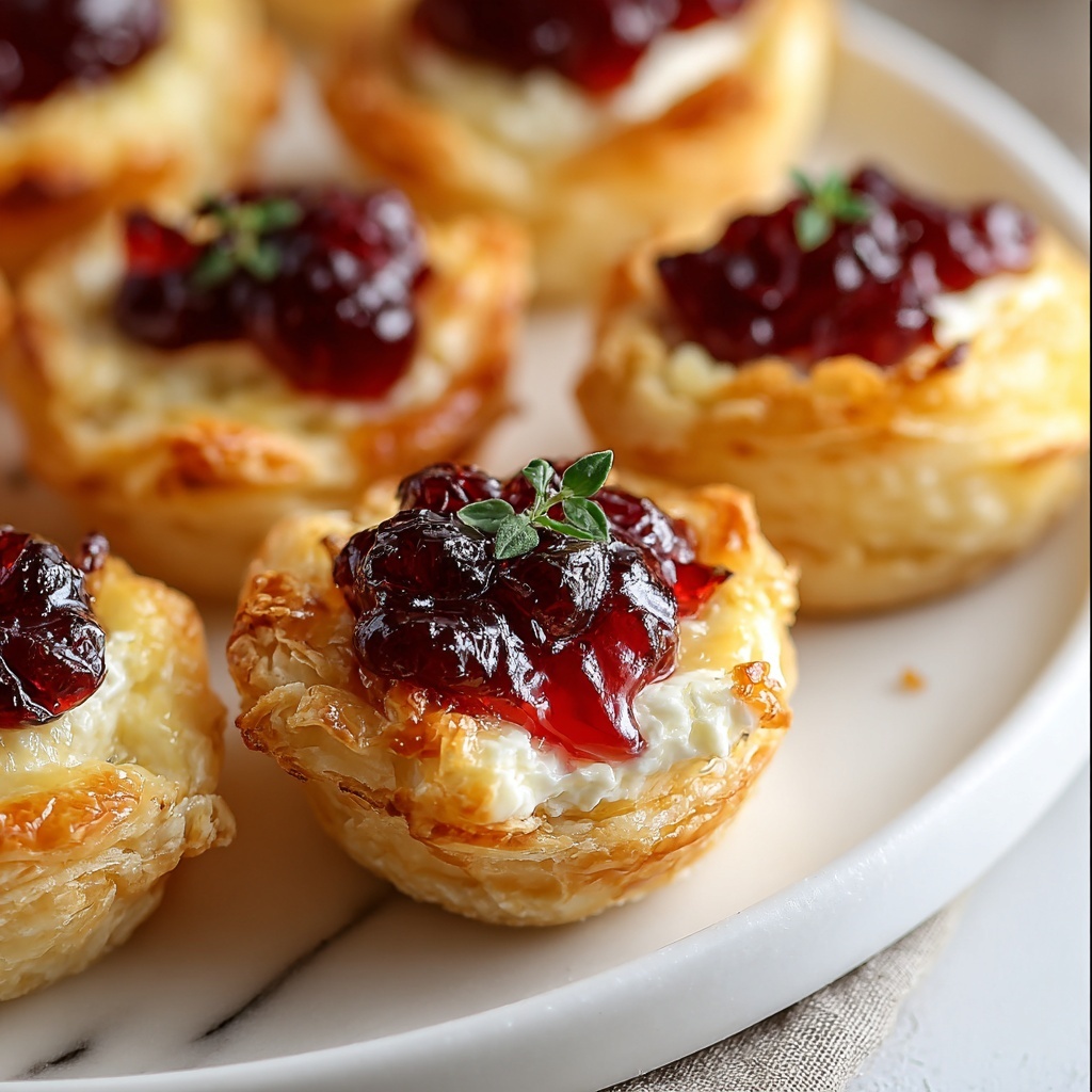 Cranberry Brie Bites Recipe - Recipe Image