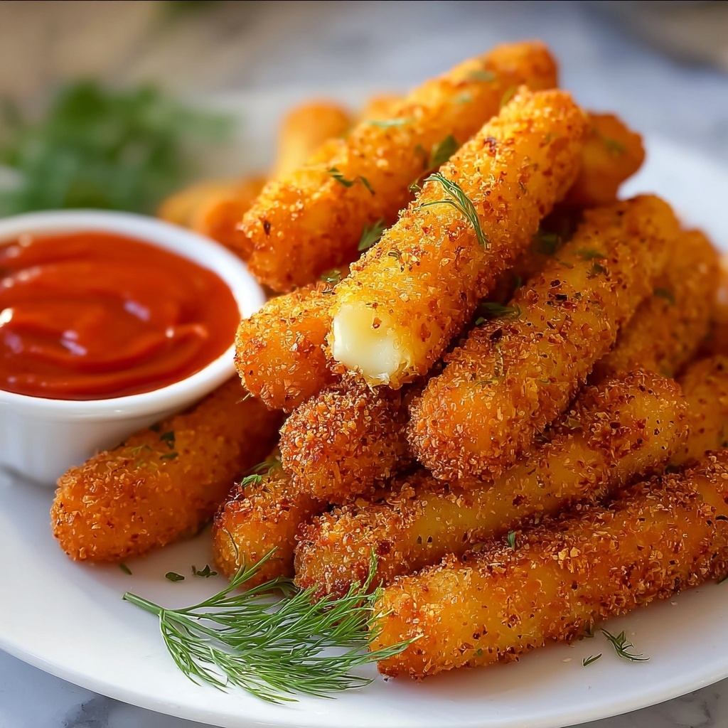 Dill Pickle Chip Mozzarella Sticks Recipe - Recipe Image
