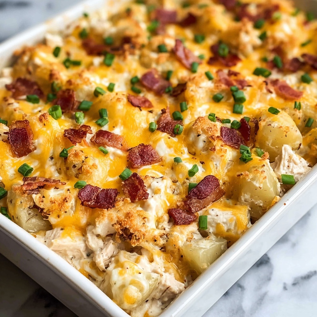 Loaded Potato Ranch Chicken Casserole Recipe - Recipe Image